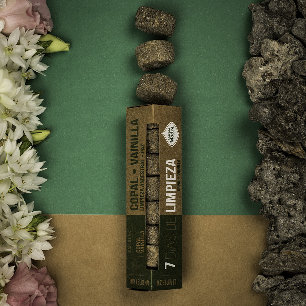 Sagrada Madre - Limpieza 7 napos Copal Vainilla Copál és Vanília Füstölő korong