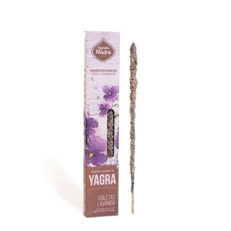 Sagrada Madre - Yagra Violetas Lavanda Ibolya és Levendula füstölőpálca