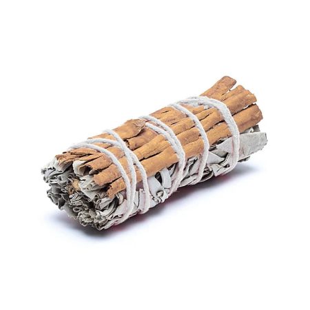 White Sage & Cinnamon Fehér Zsálya Fahéj Köteg