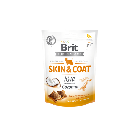 Brit Care Dog Functional Snack Skin&Coat Krill 150 g