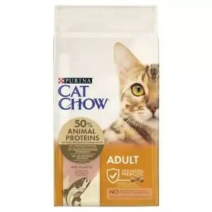 CAT CHOW Adult Lazacban gazdag száraz macskaeledel 15 kg