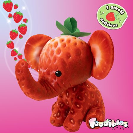 Foodibles illatos plüss állat 20 cm - Eper Fáni