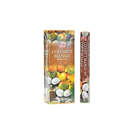 HEM Coconut Mango indiai füstölő – Kókusz Mangó illatú (20 szál)