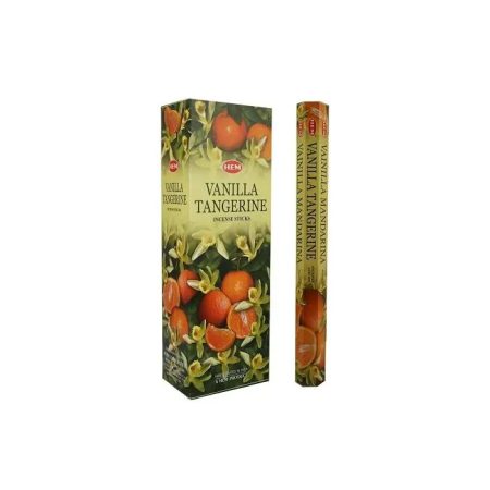 HEM Vanilla Tangerine indiai füstölő – Vanília Mandarin illatú (20 szál)