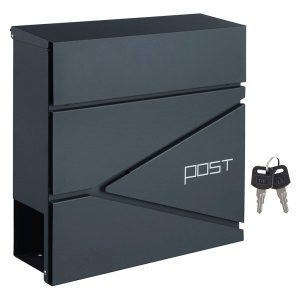 Zárható postaláda újságtartóval