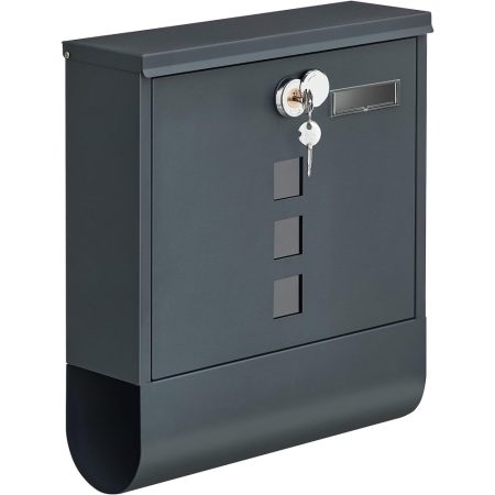 Zárható postaláda újságtartóval