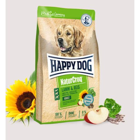 Happy Dog NaturCroq Lamm/Reis 15+3 kg kutyatáp