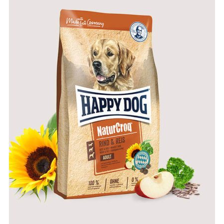 Happy Dog NaturCroq Rind & Reis (Marha & rizs) 2x15 kg  kutyatáp