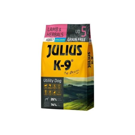 Julius-K9 GF Hypoallergenic Utility Dog Adult Lamb & Herbals 3x10 kg
