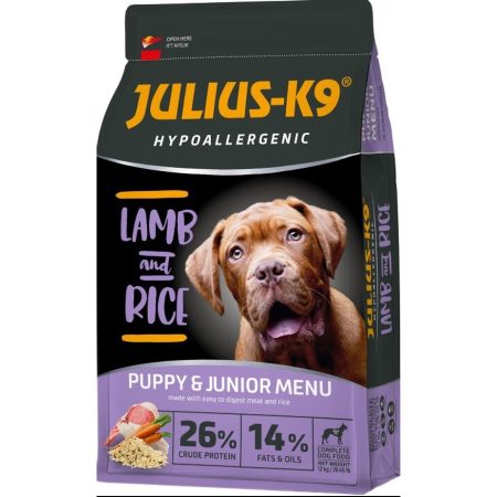 Julius-K9 Hypoallergenic Puppy & Junior Lamb & Rice 2x12kg