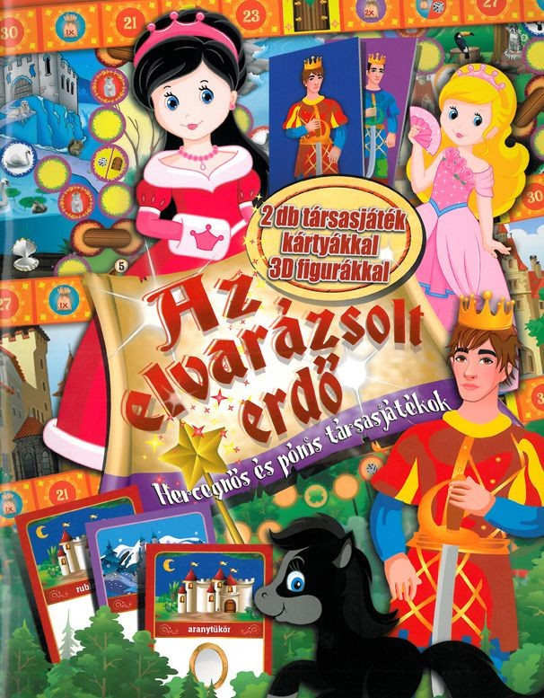 Az elvarázsolt erdő - Hercegnős és pónis társasjátékok