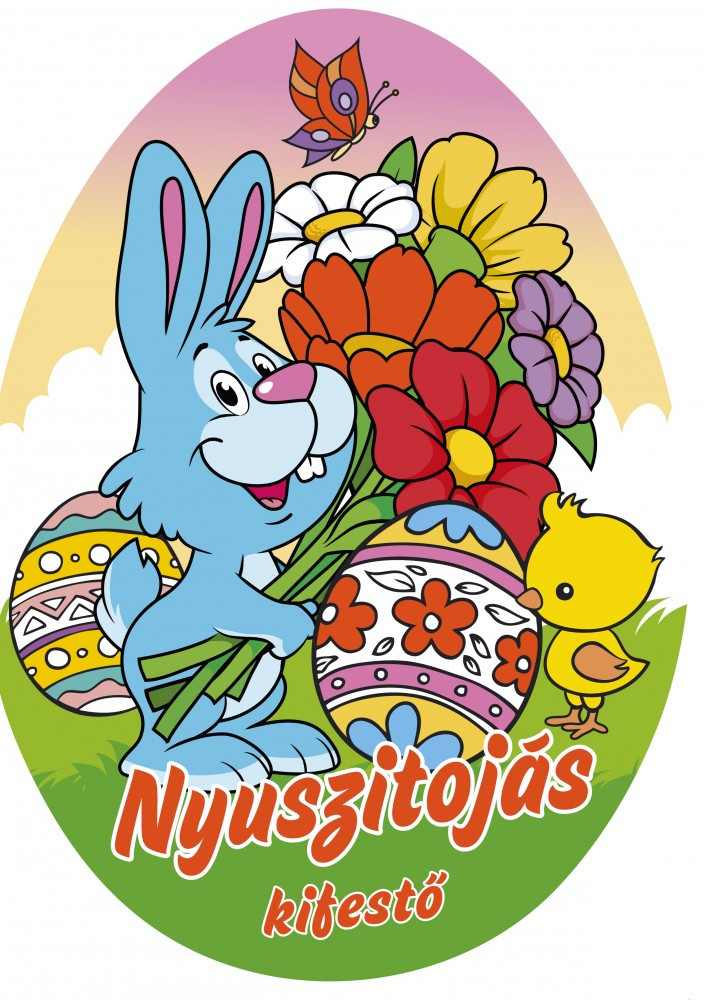 Nyuszitojás - kifestő