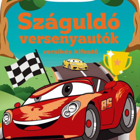 Száguldó versenyautók