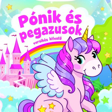 Pónik és pegazusok - versikés kifestő