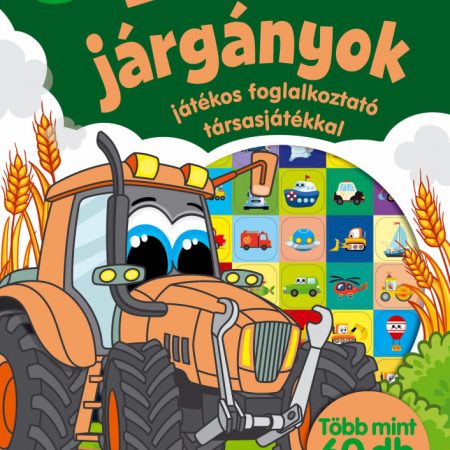 Érdekes járgányok - Játékos foglalkoztató társasjátékkal ( szállítási sérült )