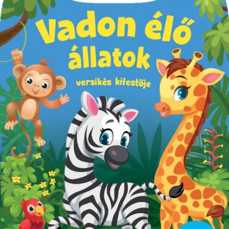 Vadon élő állatok - versikés kifestő