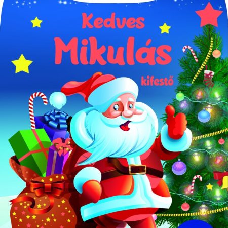 Kedves Mikulás - kifestő
