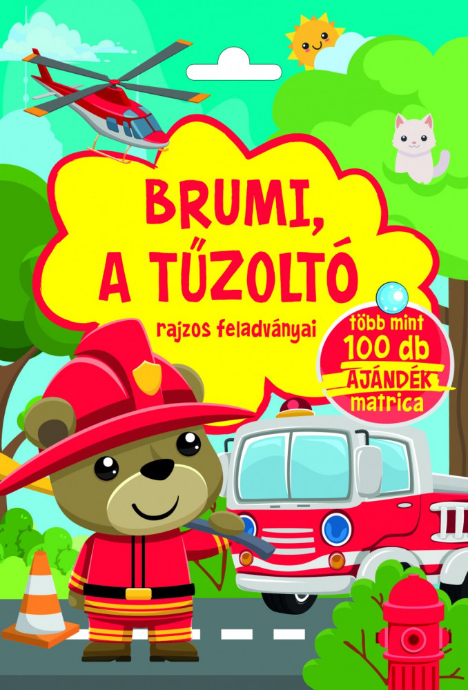 Brumi a tűzoltó rajzos feladványai