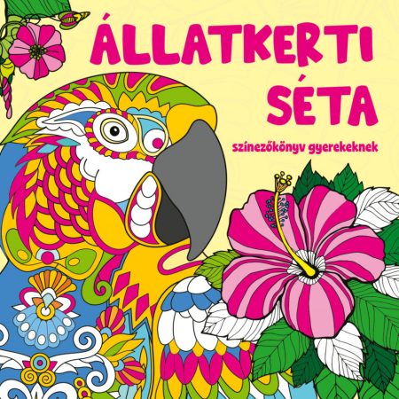 Állatkerti séta - színezőkönyv gyerekeknek