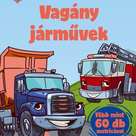 Vagány járművek - foglalkoztató gyerekeknek