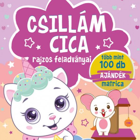 Csillám cica - rajzos feladványai