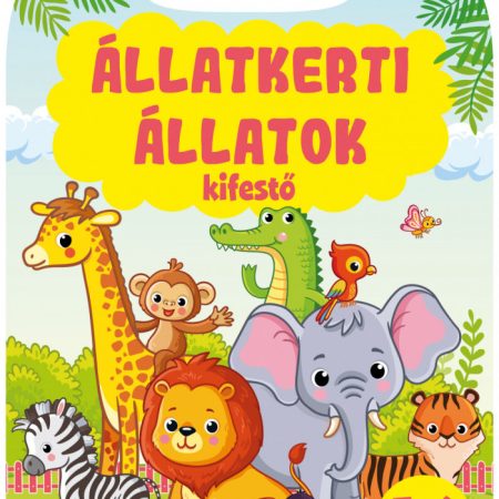 Állatkerti állatok kifestő