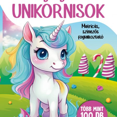 Gyönyörű unikornisok- Matricás