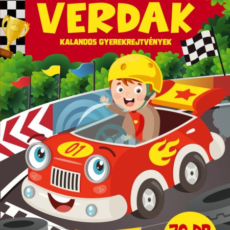 Vagány verdák 70 db matricával