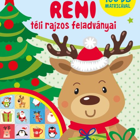 Réni téli rajzos feladványai - Több mint 100 db matricával