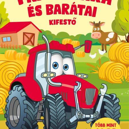 Traktorka és barátai kifestő új