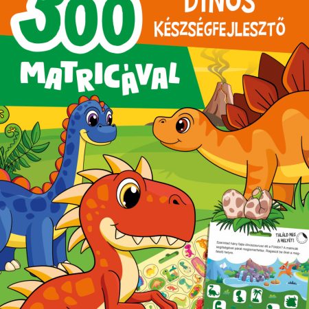 Dinós készségfejlesztő - 300 matricával