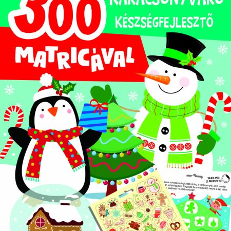 Karácsonyváró készségfejlesztő - 300 matricával