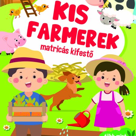 Kis farmerek - matricás kifestő