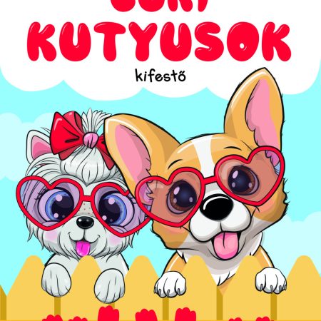Cuki kutyusok kifestő