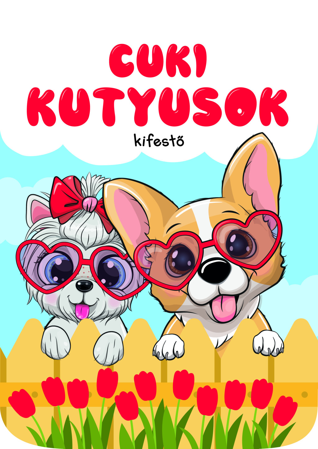 Cuki kutyusok kifestő