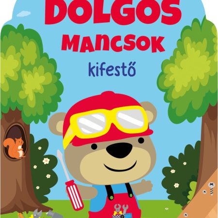 Dolgos mancsok kifestő