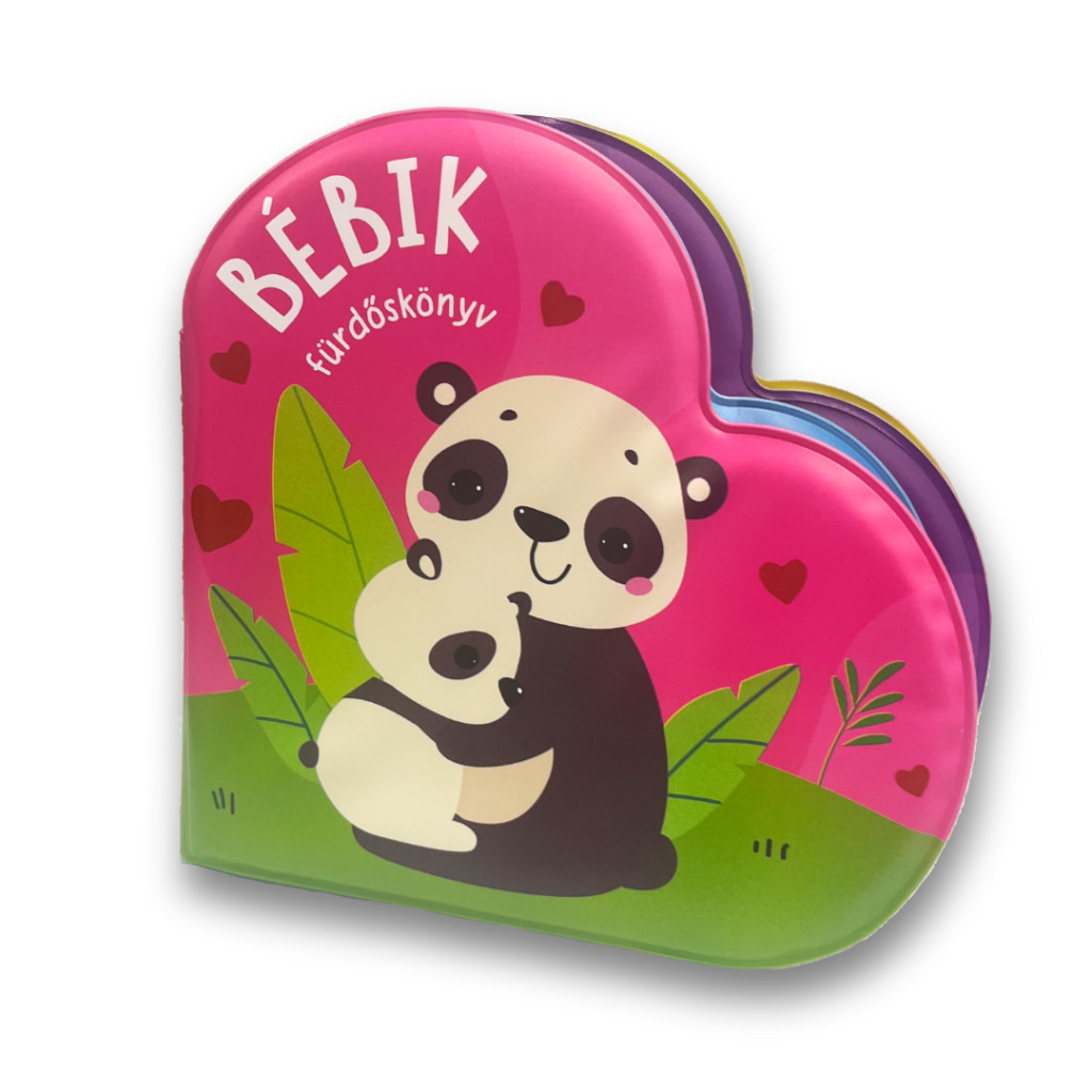 Bébik - fürdőskönyv (szív alakú)
