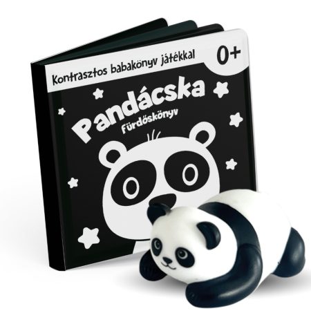 Pandácska - kontrasztos fürdőskönyv játékkal 0+