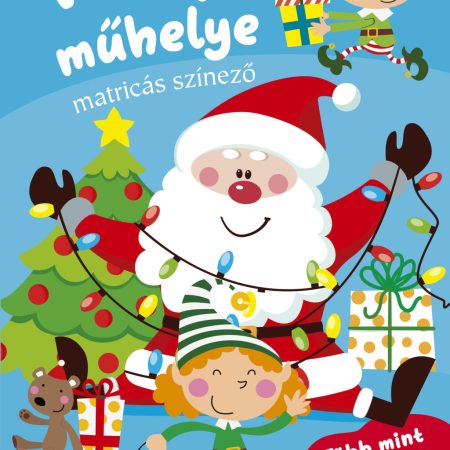 Télapó műhelye matricás színező