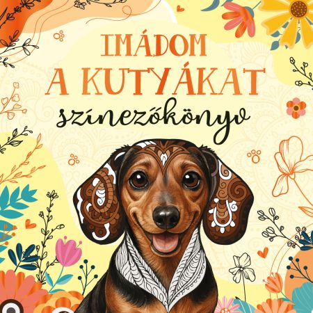 Imádom a kutyákat - színezőkönyv
