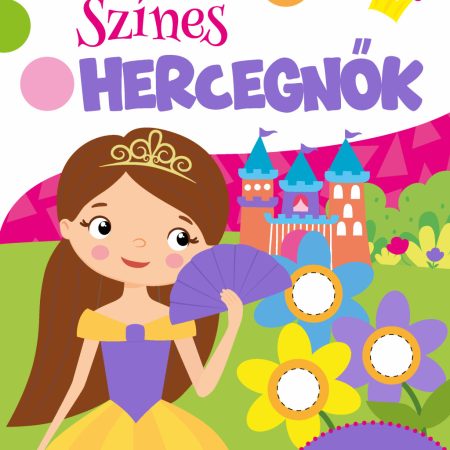Színes hercegnők 140 db matricával