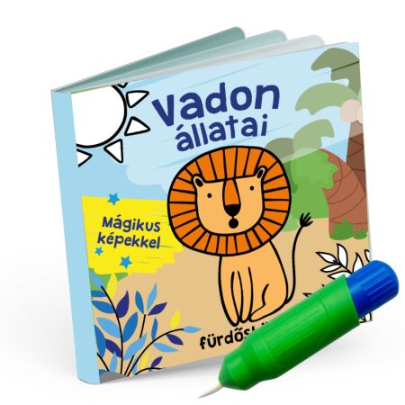 Vadon állatai fürdőskönyv - színváltós