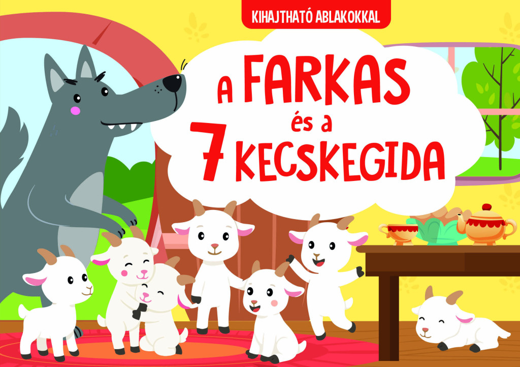 A farkas és a 7 kecskegida - kihajtható ablakokkal