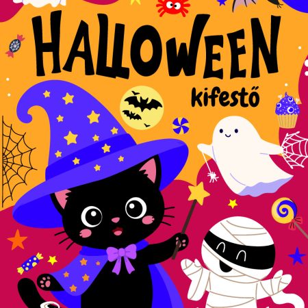 Halloween kifestő matricákkal