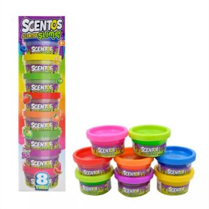 Scentos: Illatos mini slime 8 db-os