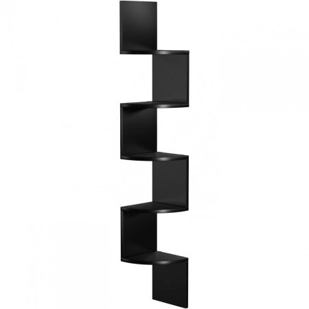 Zigzag sarokpolc 5 szintes fali polc