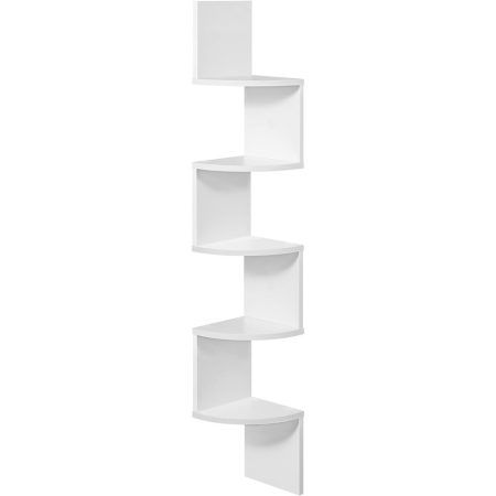 Zigzag sarokpolc 5 szintes fali polc