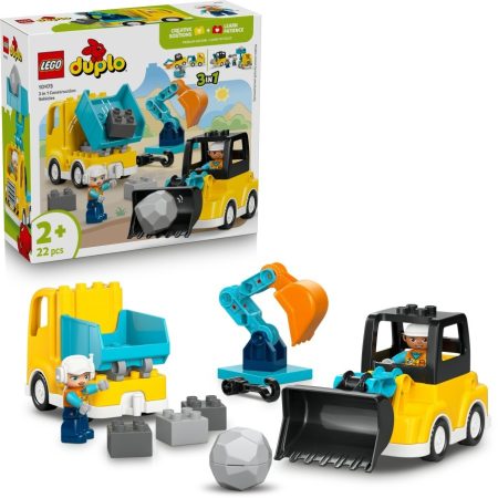 LEGO® DUPLO: 10475 3 az 1-ben építési munkagépek