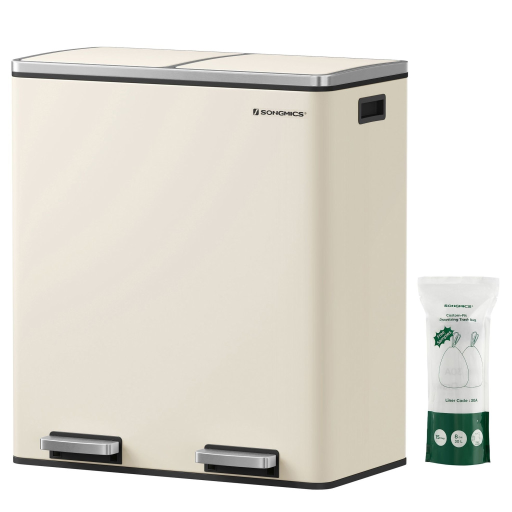 Szelektív szemeteskuka 2x30L