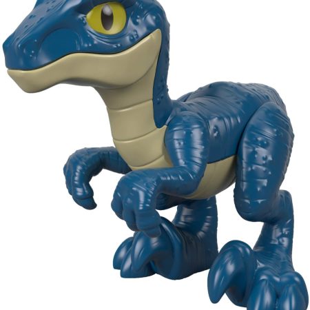 Imaginext: Jurassic World játékfigura - Raptor (kék)